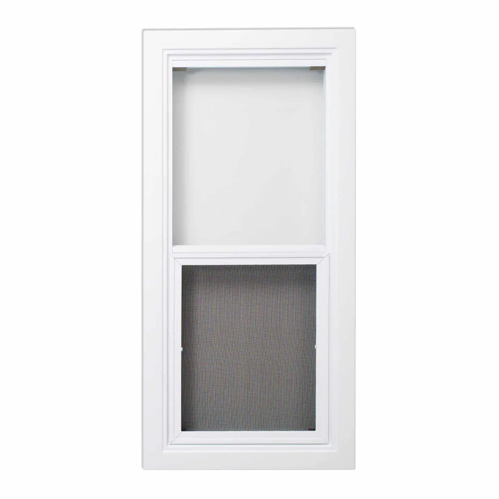 Ferrure PVC Fenêtre de cabanon ouvrante et blanche, 17'' x 35''