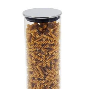 Kitchen Life Borosilicate 1.5L Canister Silver Lid - Cristallin