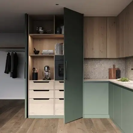 Garniture Hawa Concepta III 25 porte bois Porte avec poignée avec garniture incluse