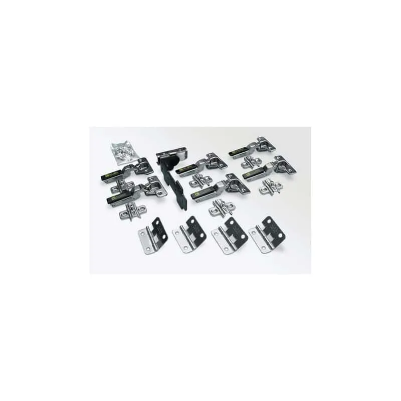 Garniture NK PAR 15/25 pour porte pliante coulissante Garniture NK PAR 25 3522 KLEIN avec Gâche Incluse