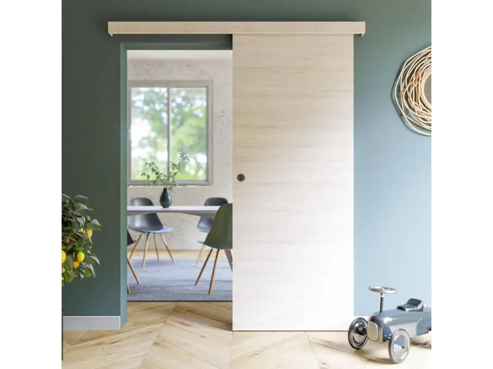 Guide Porte Coulissante Multidiamètre avec Gâche Incluse