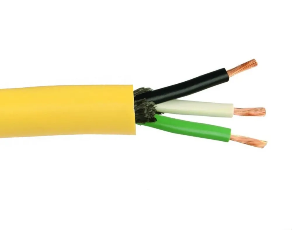 500' 16/3 SOOW Jaune doré Portable Cord 600V UL-CSA