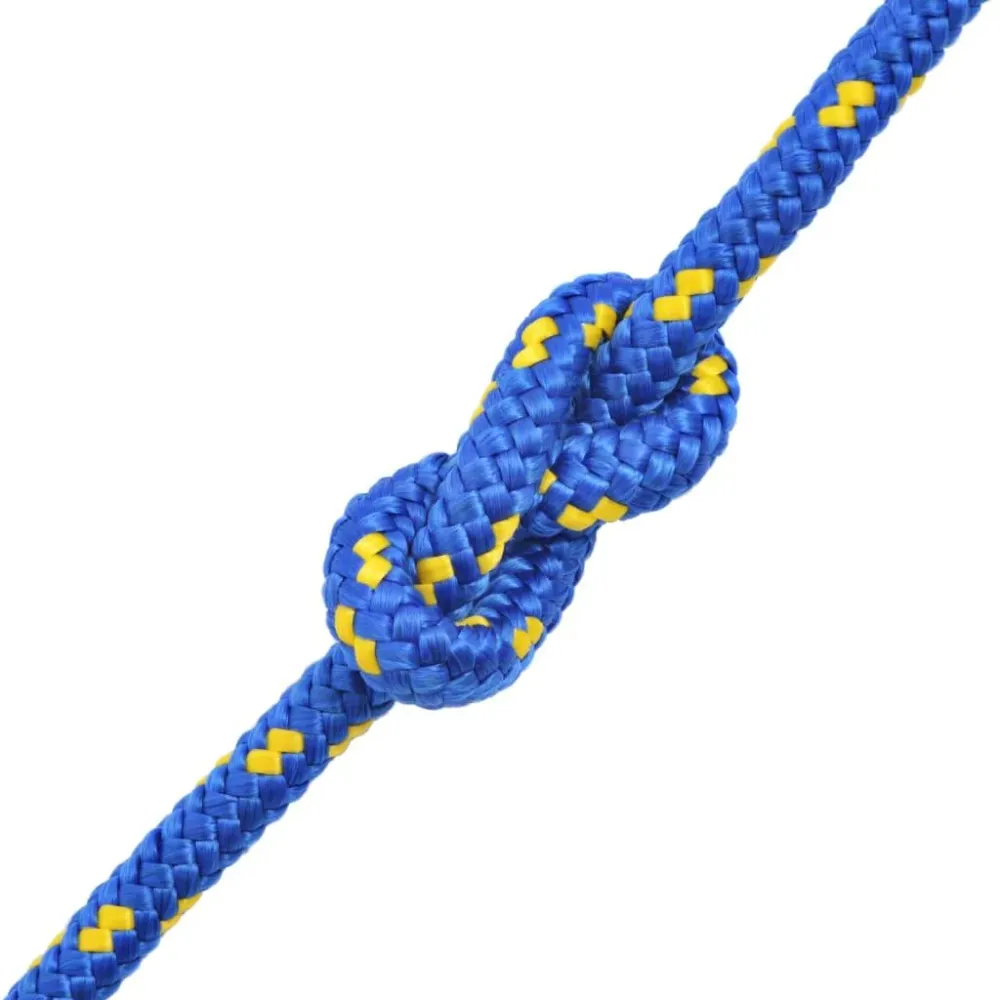 Corde bateau polypropylène 18 mm 50 m bleu gréement corde de levage 02_0003356