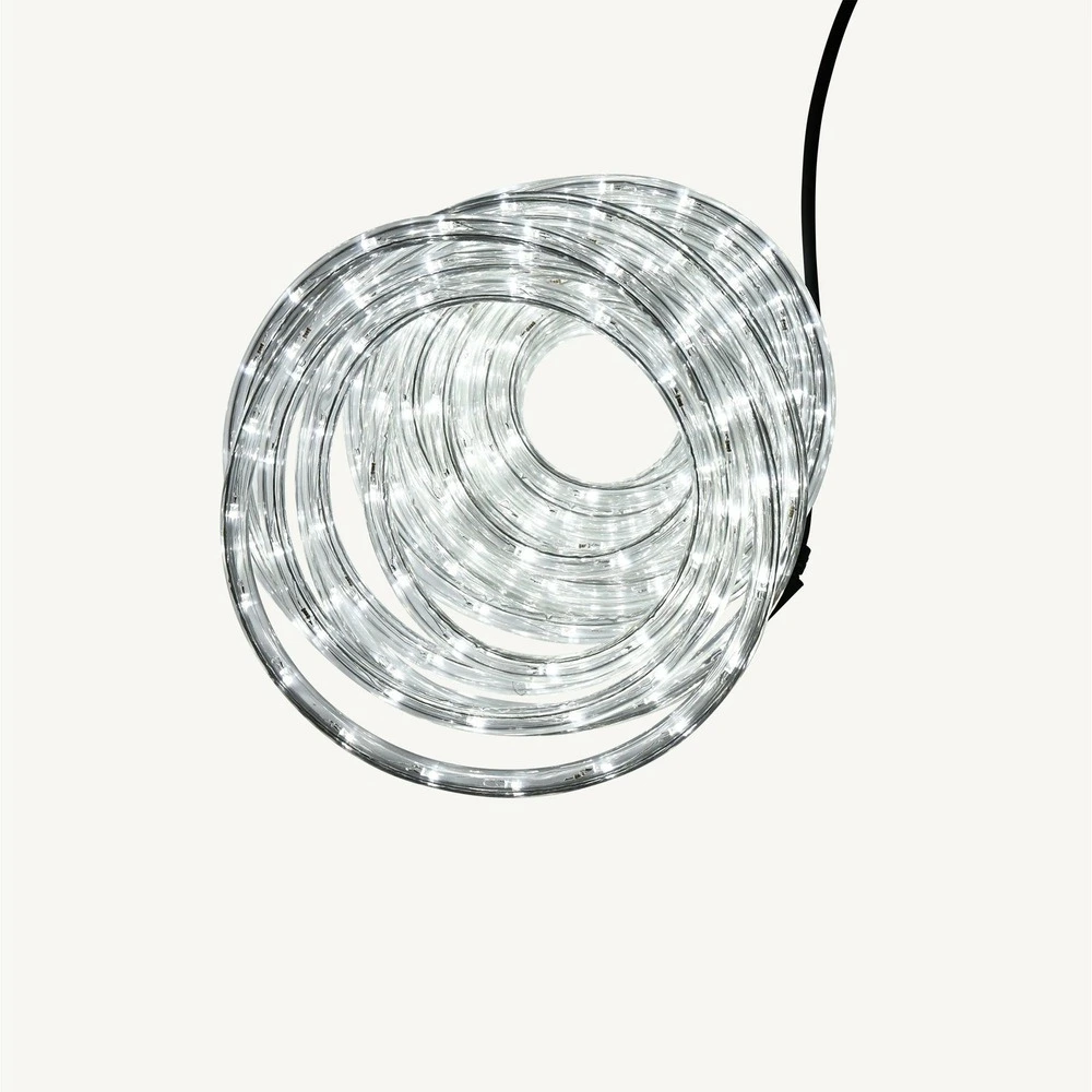 Cordon lumineux blanc glacial 15m - intérieur extérieur