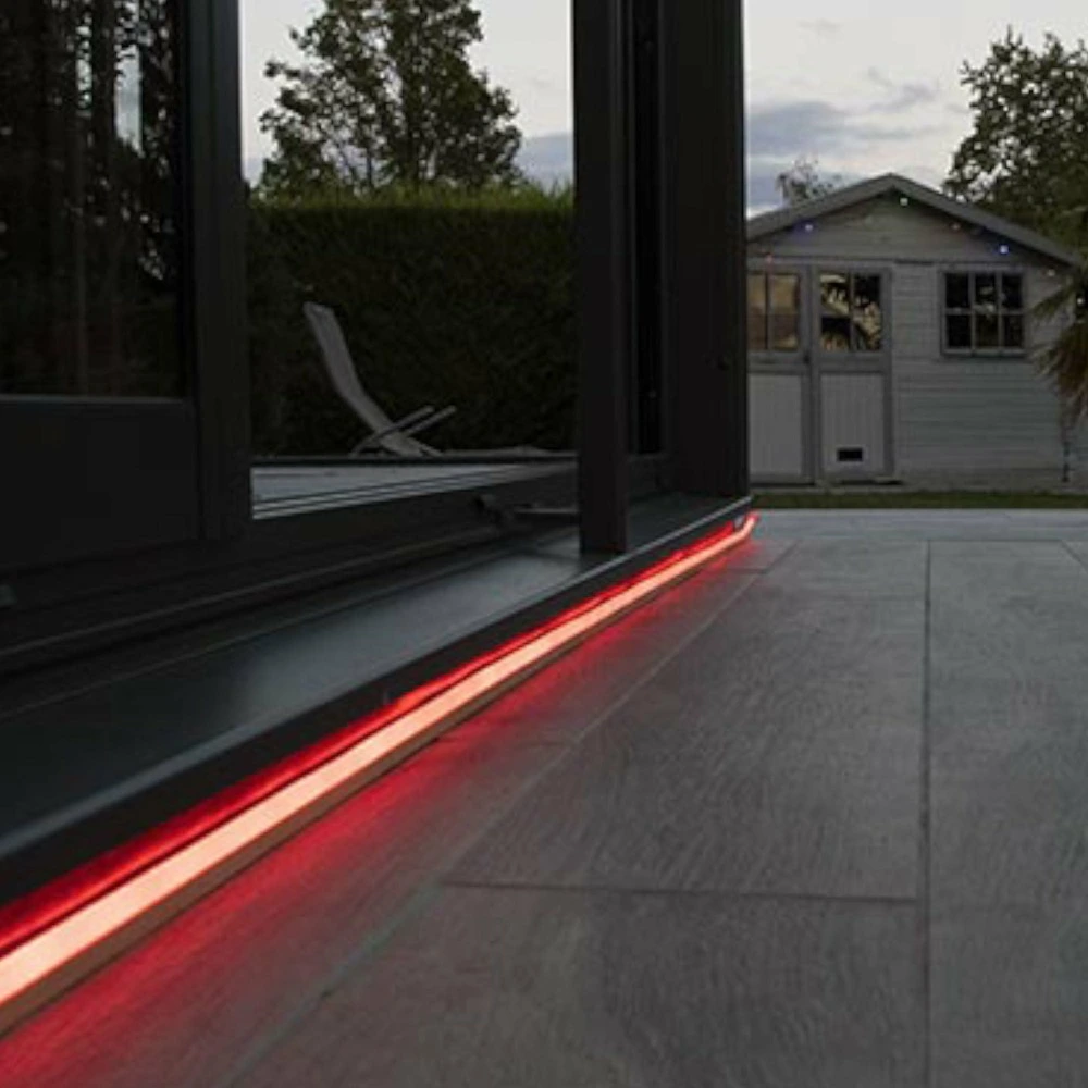 Cordon lumineux sur'lineblanc doux - 5m - prolongeable - chromex