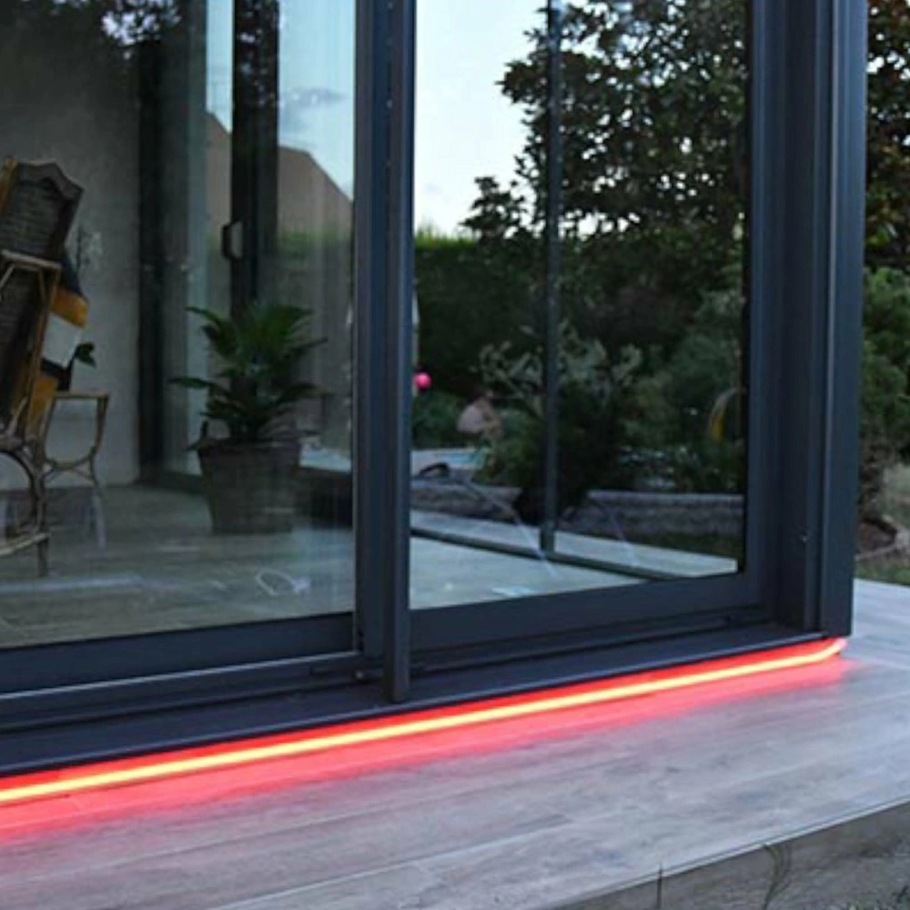 Cordon lumineux sur'lineblanc doux - 5m - prolongeable - chromex