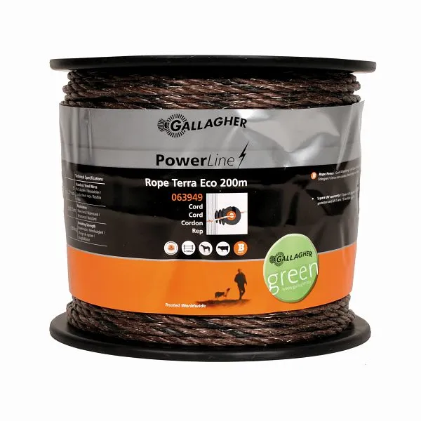 Gallagher EconomyLine Cord ECO 200m terre 063949 commander à bas prix