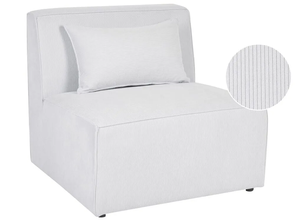Jumbo Cord 1-Seat Section Off Blanc pur LEMVIG