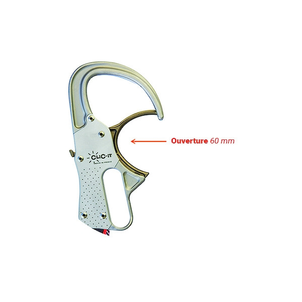 Longe avec émerillon + absorbeur d'énergie P90-60 - 1,18 m - CLIC-IT