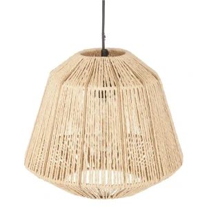 Luminaire suspension corde d 29 cm naturel