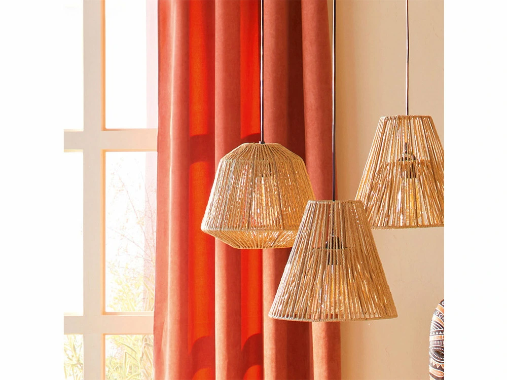 Luminaire suspension corde d 29 cm naturel