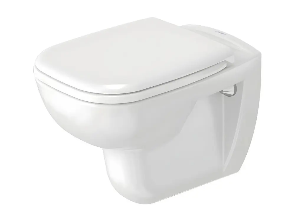 WC suspendu DURAVIT D-code avec abattant frein de chute synthétique