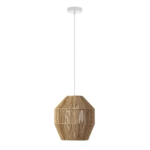 Suspension Ishi en corde tressée, diamètre 30 cm