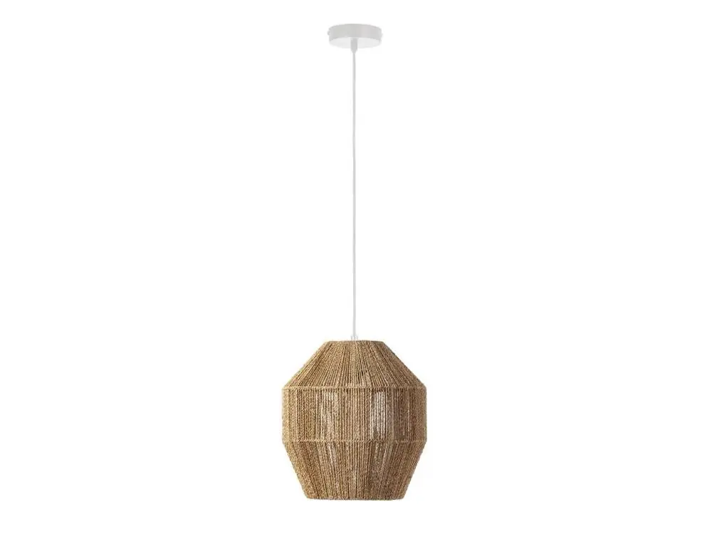 Suspension Ishi en corde tressée, diamètre 30 cm