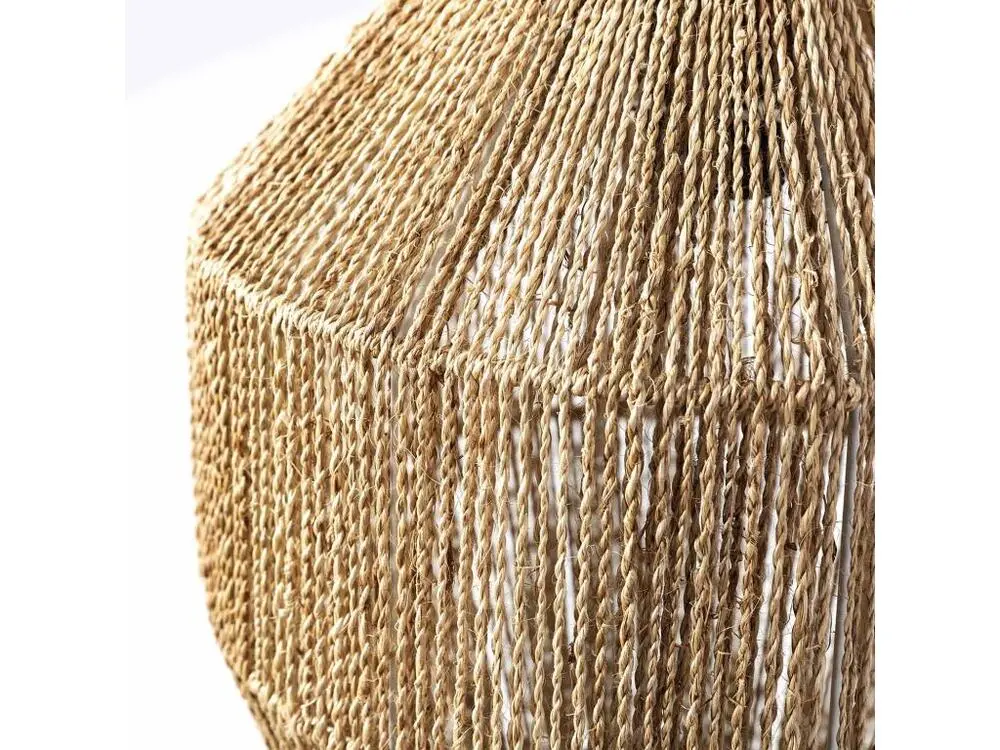 Suspension Ishi en corde tressée, diamètre 30 cm