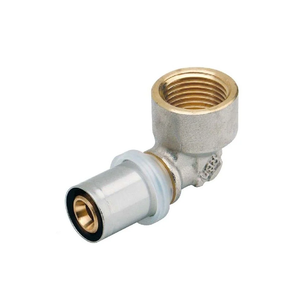 Déboucheur Coude multicouche 20mm x 3/4"Femelle à sertir