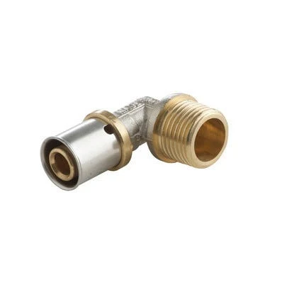 Ventouse Coude multicouche 20mm x 1/2"Male à sertir