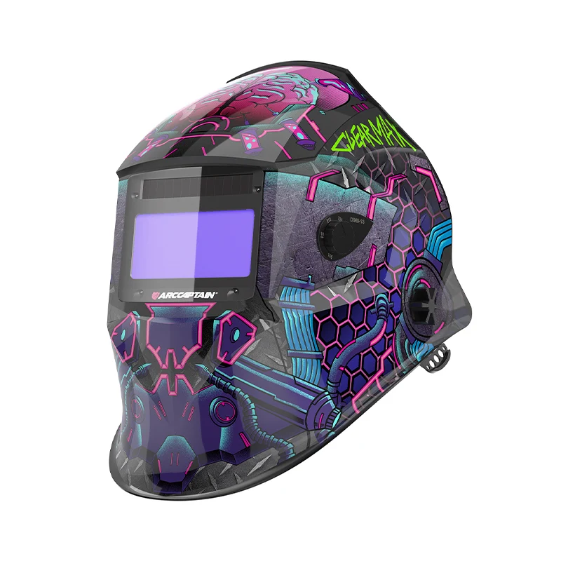 Casque de soudage à obscurcissement automatique numérique ARCCAPTAIN avec réglage de la sensibilité