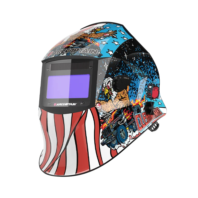 Casque de soudage à obscurcissement automatique numérique ARCCAPTAIN avec réglage de la sensibilité