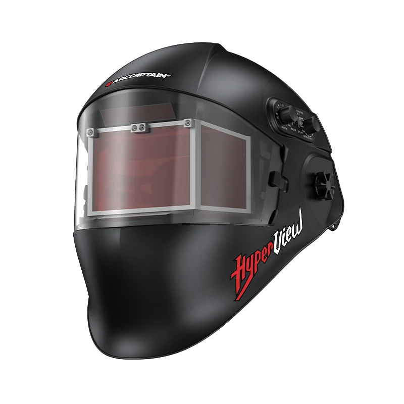 Casque de soudage à obscurcissement automatique, vue latérale, écran de visualisation très spacieux 8,46 "x 2,75", couleur...