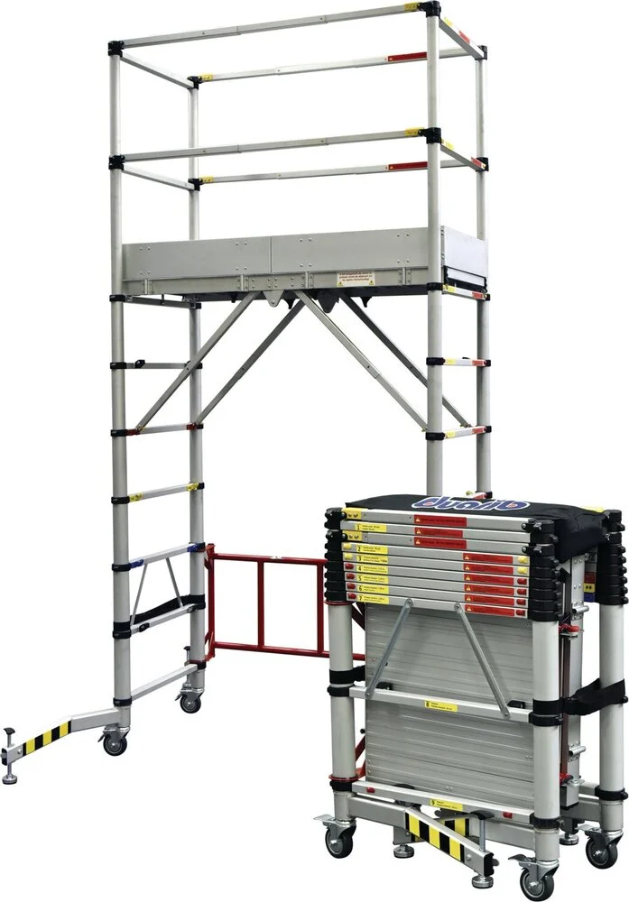 Échafaudage téléscopique Teletower charge 250 kg/m²