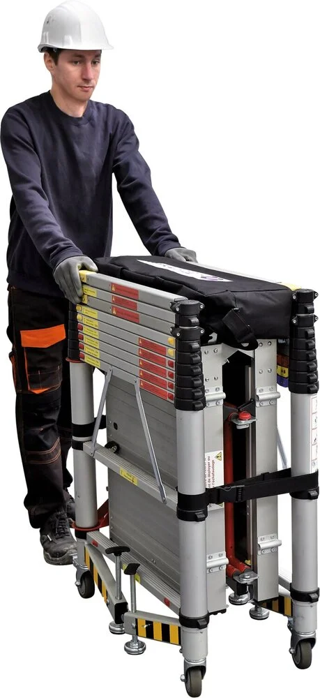 Échafaudage téléscopique Teletower charge 250 kg/m²