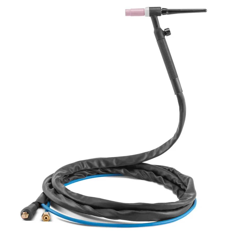 Brûleur de soudage / soudage Universal Lift-Tig-brûleur Standard WP-17V avec 4 mètres de tuyau et 9 mm épine pour la perru...