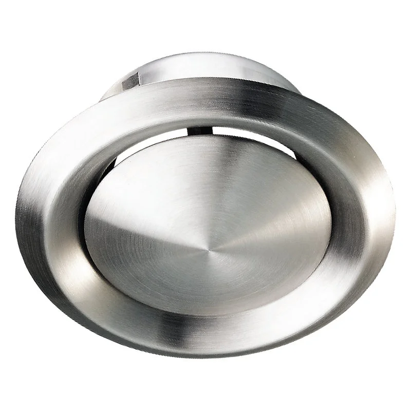 Bouche VMC extraction soufflage inox brossé à cône réglable VSR BLAUBERG - Diamètre (mm) 100