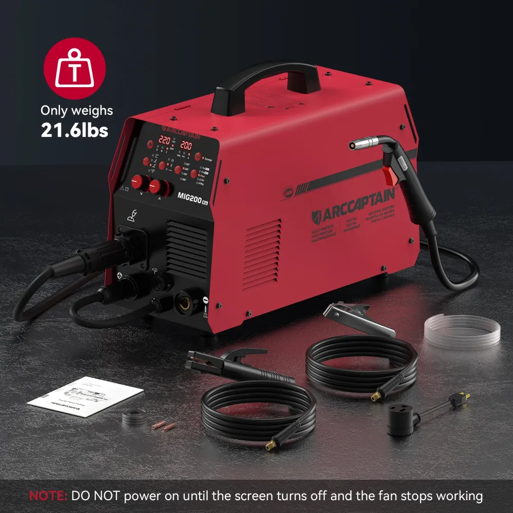 Arccaptain MIG200 FIT 6--1 En aluminium MIG Welder Wholesale Welding Machine