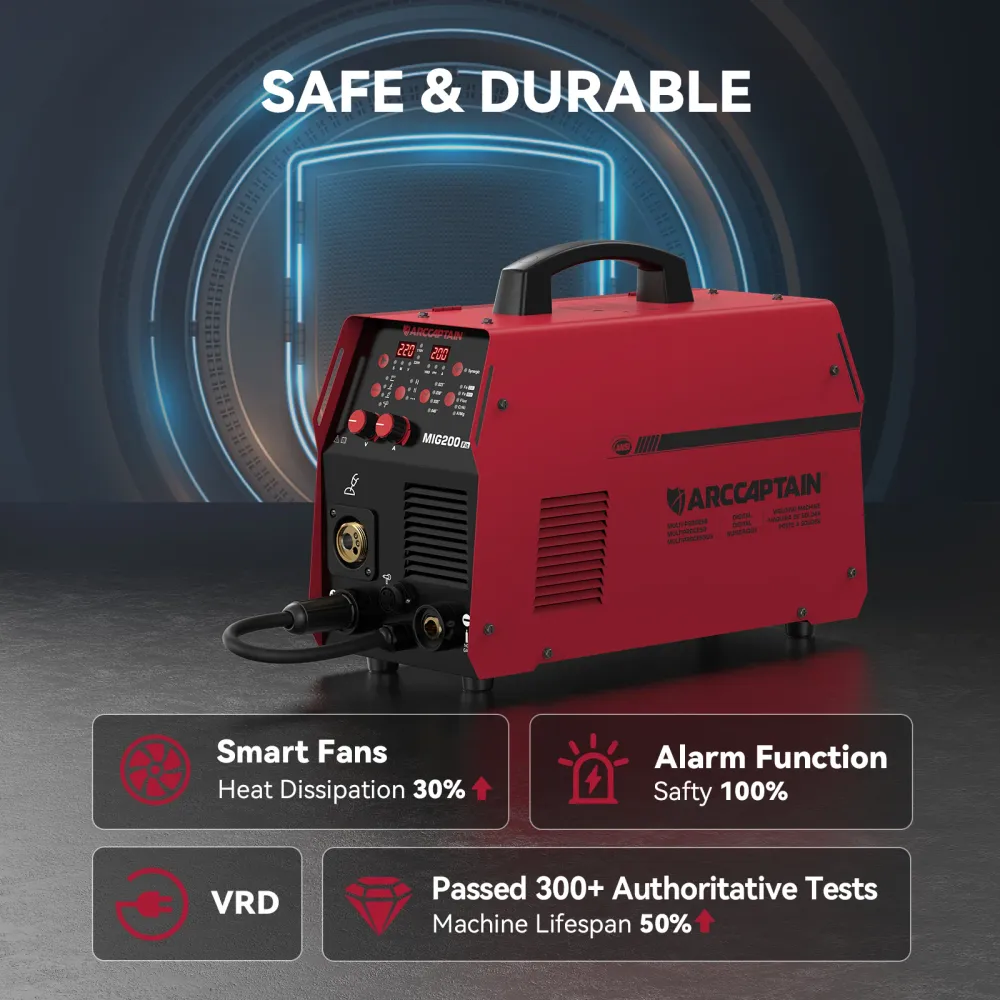 Arccaptain MIG200 FIT 6--1 En métal léger MIG Welder Wholesale Welding Machine