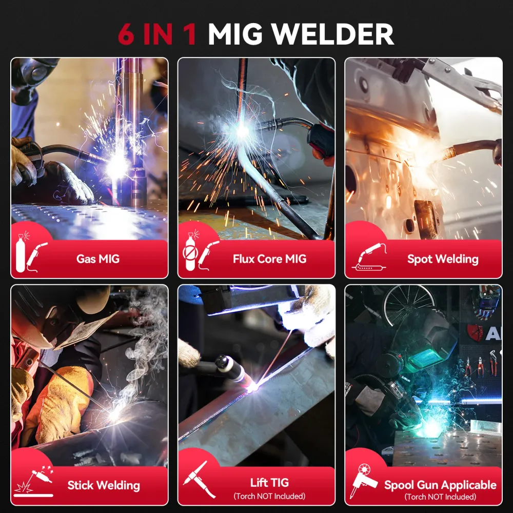 Arccaptain MIG205 Pro Multi-Process Welder Wholesale Welding Machine