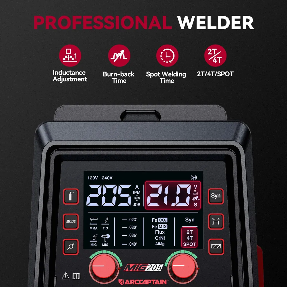 Arccaptain MIG205 Pro Multi-Process Welder Wholesale Welding Machine