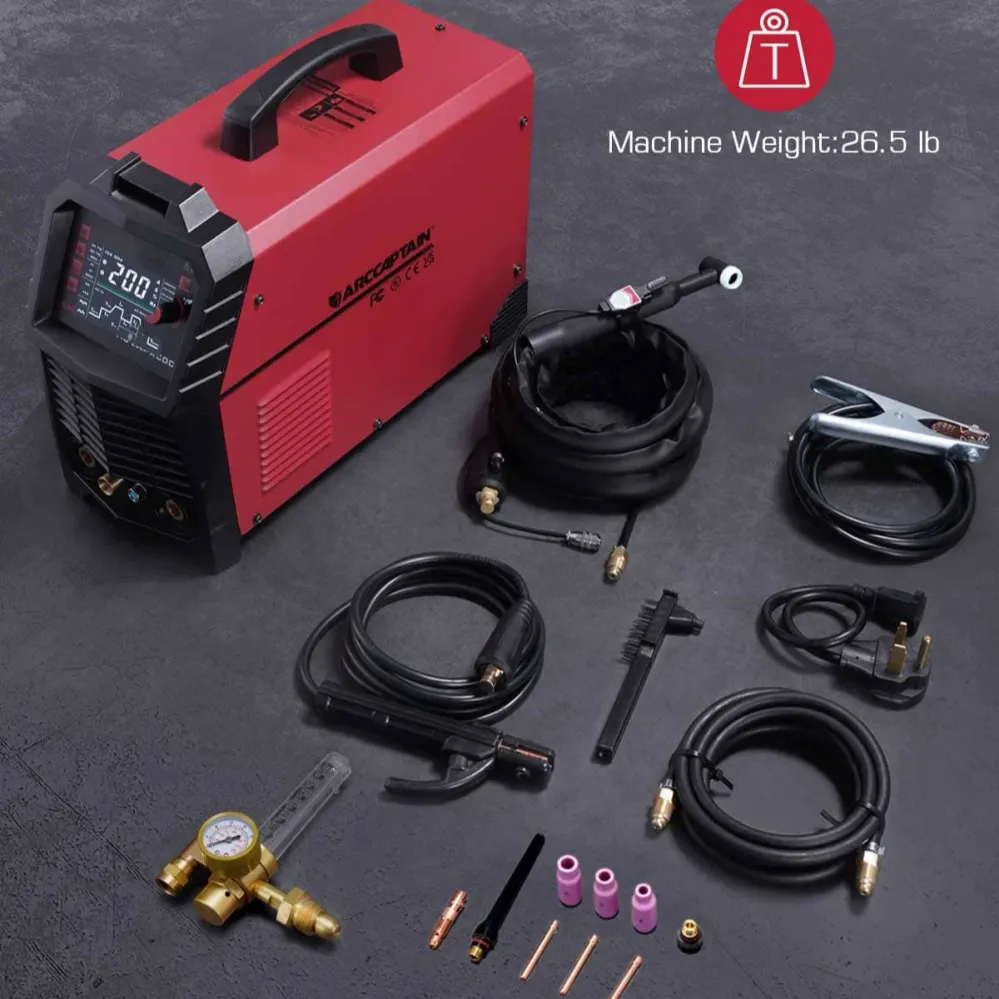 Arccaptain TIG200P ACDC Multi Process En métal léger TIG Welder Wholesale Welding machie