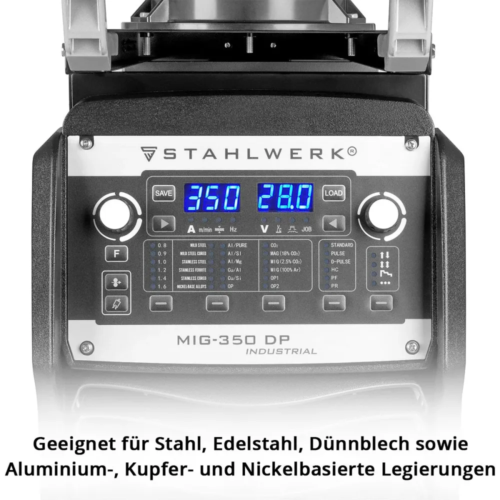 Dispositif de soudage industriel en acier MIG 350 DP DP Invertisseur IGBT refroidi par l'eau avec une fonction 350 et SPOT...