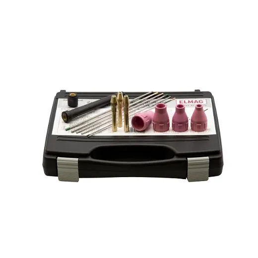 Kit d'accessoires et pièces d'usure ELMAG 15 pièces ABITIG 200/450W pour onduleur TIG 'AC/DC&am...