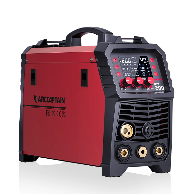 Soudeuse MIG multi-processus ARCCAPTAIN MIG200, soudeuse en aluminium 200 ampères 110/220V