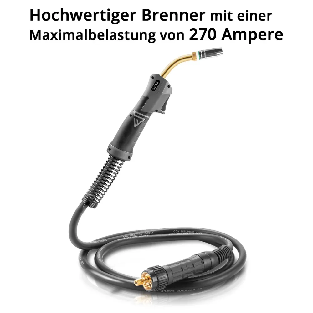 Stahlwerk AK25 | Brûleur de soudage MB25 comprenant un ensemble de tuyaux de 4 m, accessoires de soudage professionnel pou...
