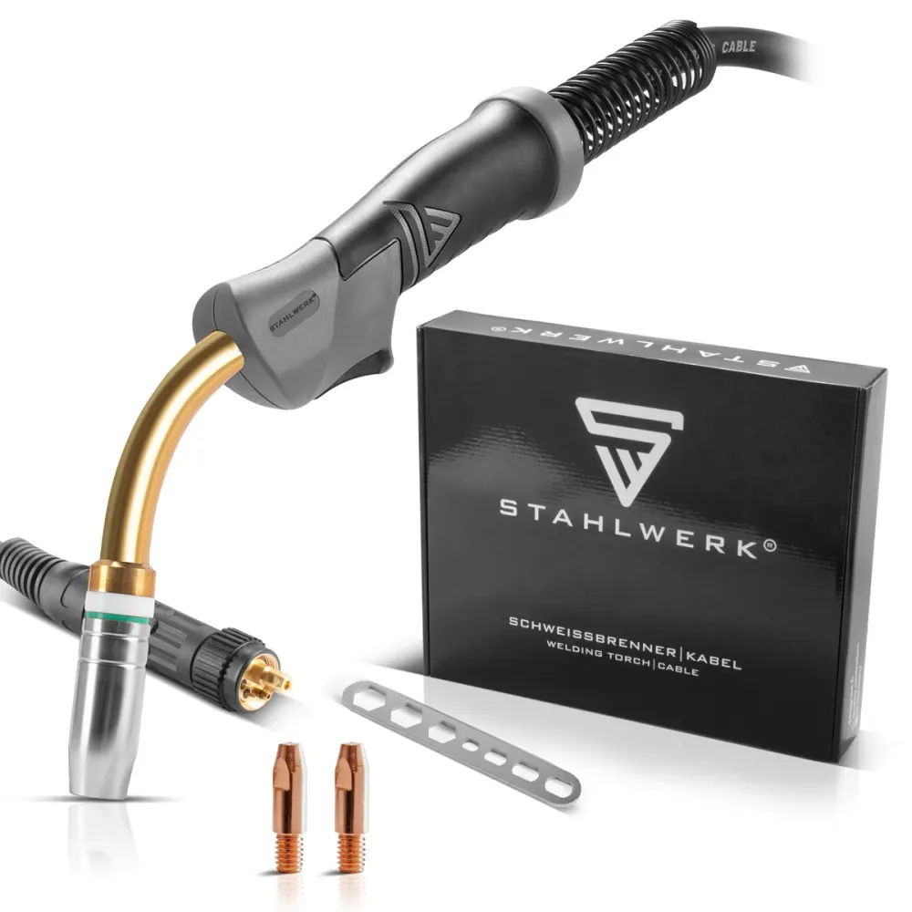 Stahlwerk AK25 | Brûleur de soudage MB25 comprenant un ensemble de tuyaux de 4 m, accessoires de soudage professionnel pou...