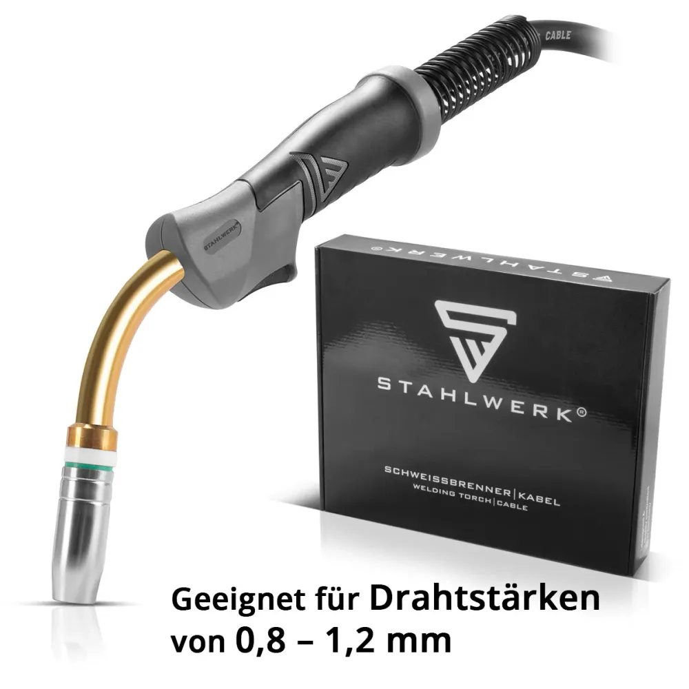 Stahlwerk AK25 | Brûleur de soudage MB25 comprenant un ensemble de tuyaux de 4 m, accessoires de soudage professionnel pou...
