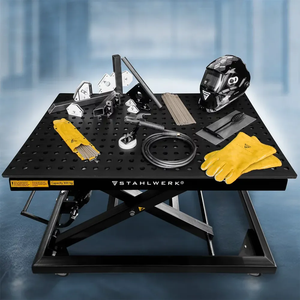 Stahlwerk Arc 160 MD Welding Machine Full équipement - DC MMA | E-main | Onduleur de lifting-tig avec 160 ampères, technol...