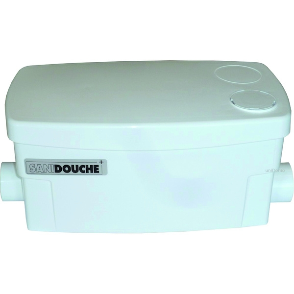 Inox AISI 304 Pompe de relevage SANIDOUCHE+ - Refoulement vertical : 5 m - Refoulement horizontal : 50 m - Nombre d'a...