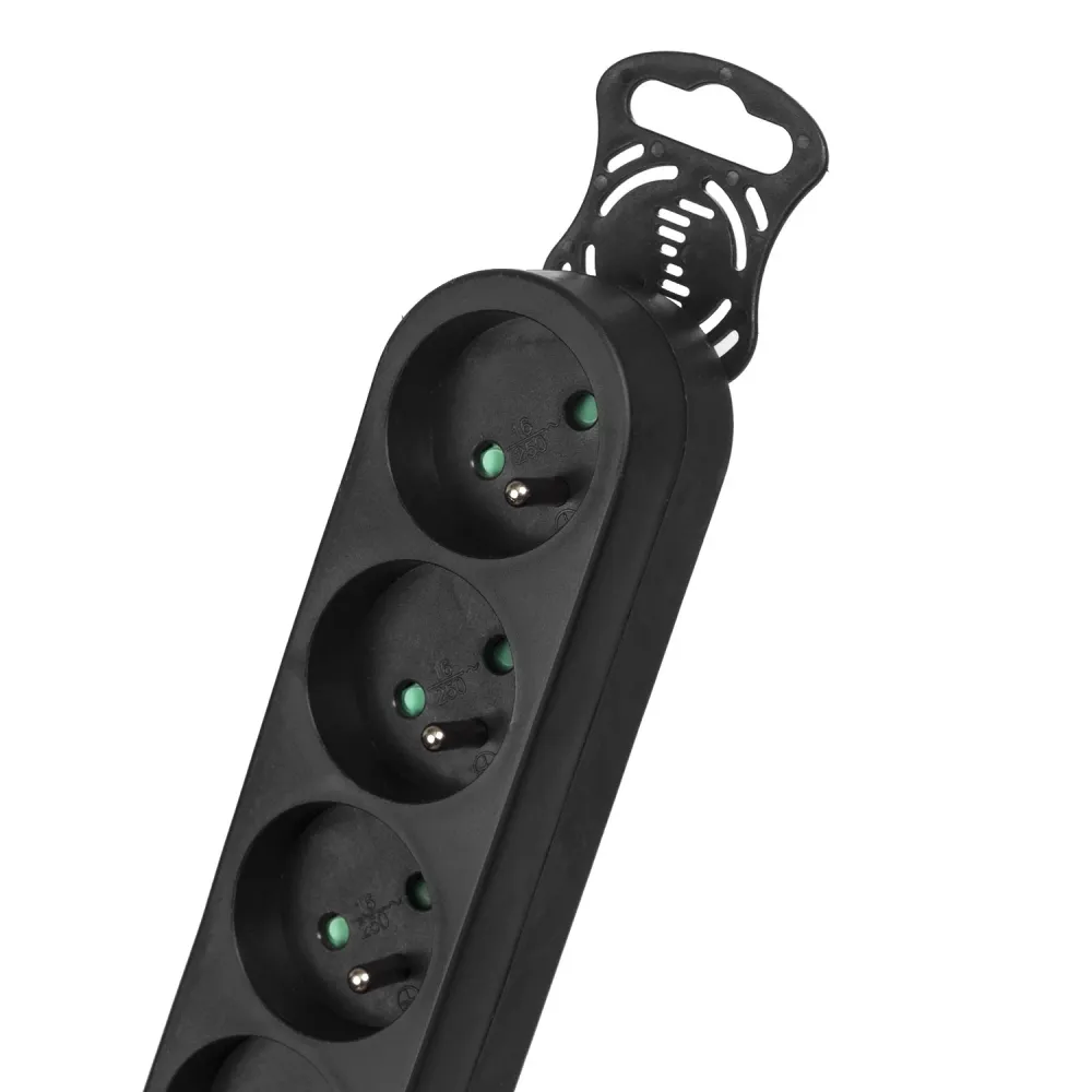 Câble d'alimentation H07RN-F Rallonge 4 broches avec Maclean Energy MCE180 2300W noir 1,4 m