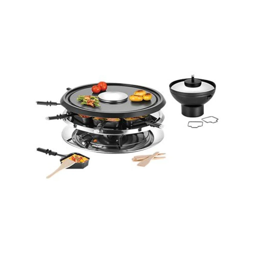 Unold Raclette Varié 4-in1 4in1 Black Schwarz (48726) Unold