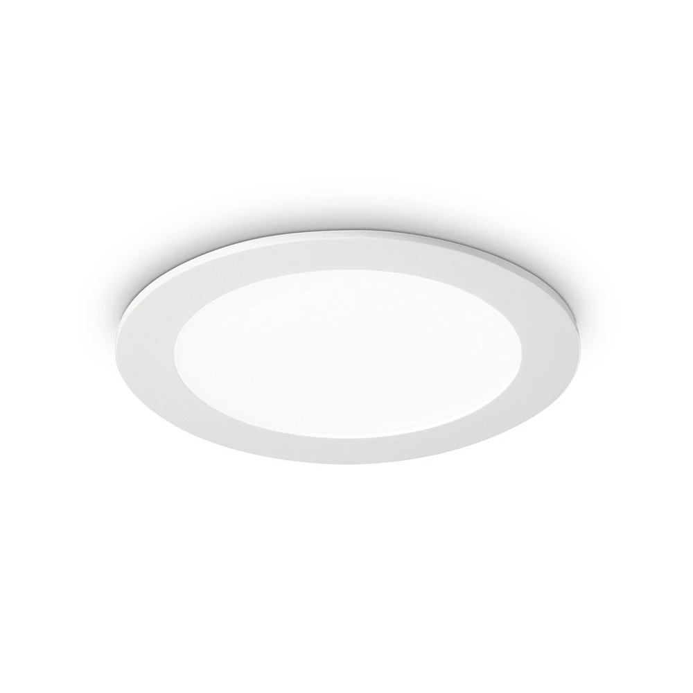 Béton prêt à l'emploi Plafonnier encastré LED Groove round 3 000K 11,8cm