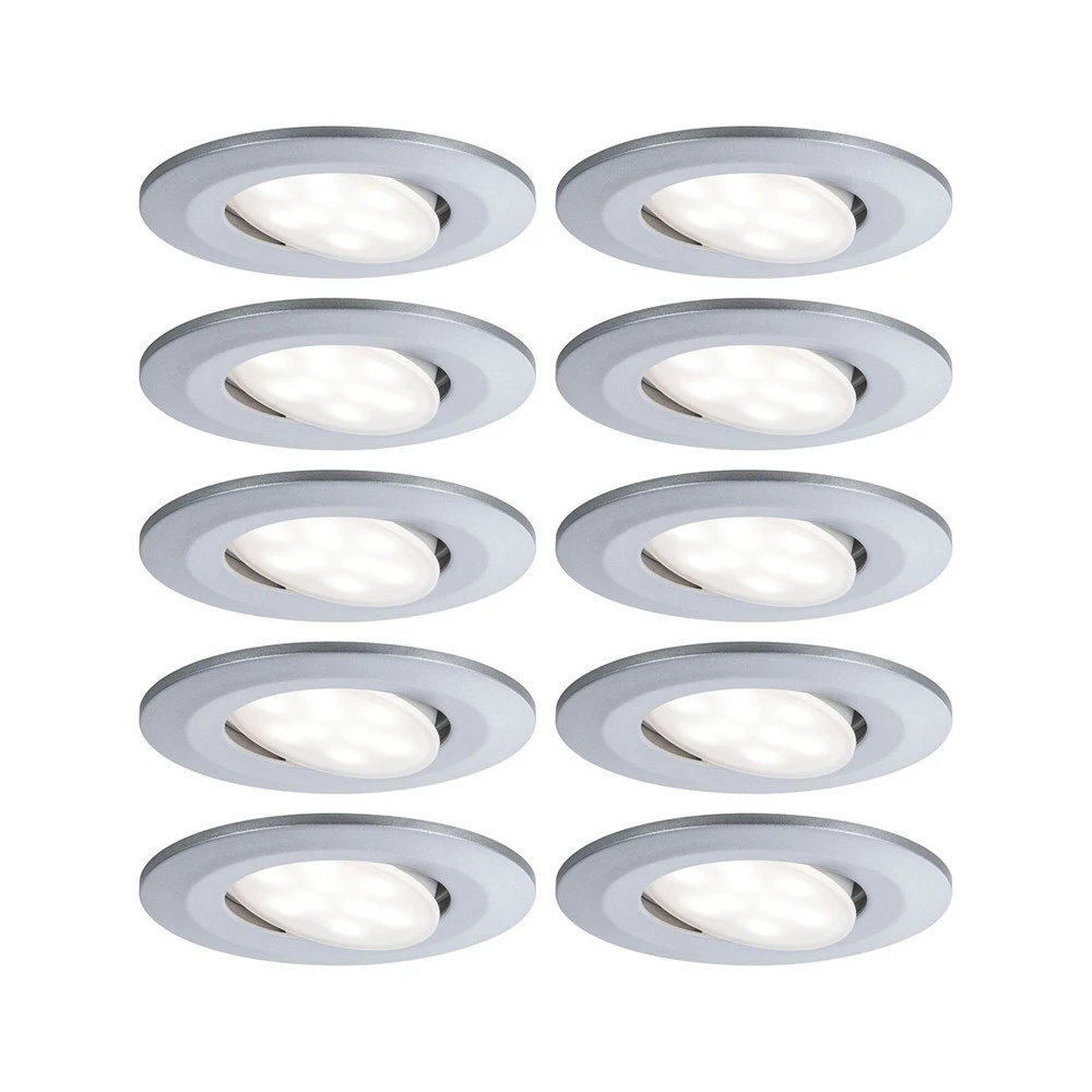 Laine de verre Paulmann Calla pivotant on/off 9cm 840 x10 chromé