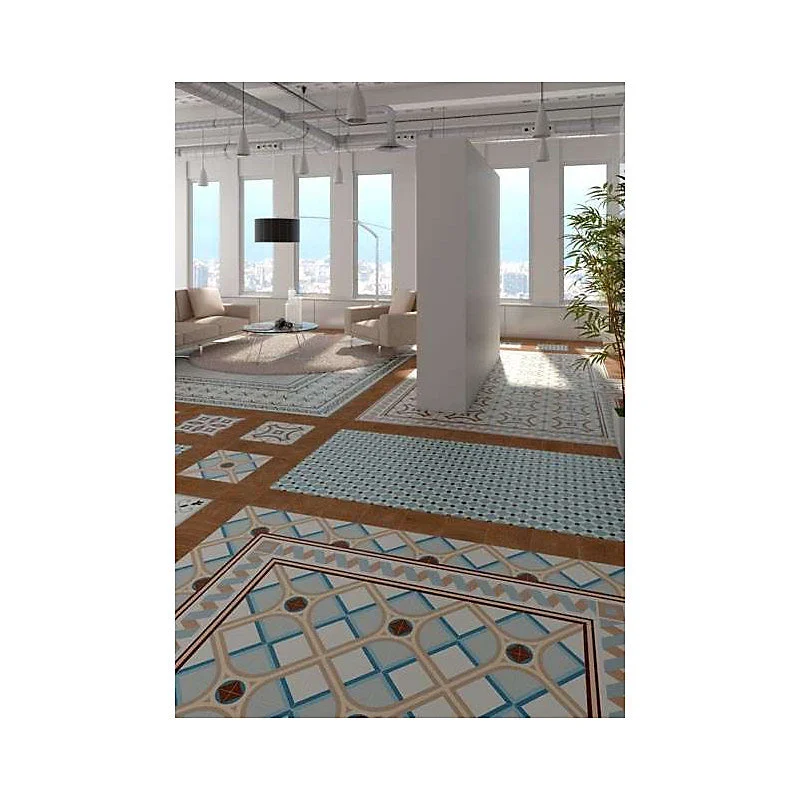 Carrelage sol / mur effet ciment 20x20 cm 1900 FLORENTINA 2 ANGLE(vendu par boite de 1m2)