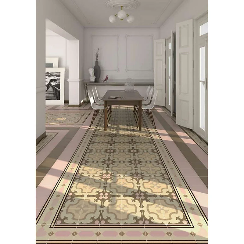 Carrelage sol / mur effet ciment 20x20 cm 1900 ORDAL (vendu par boite de 1m2)