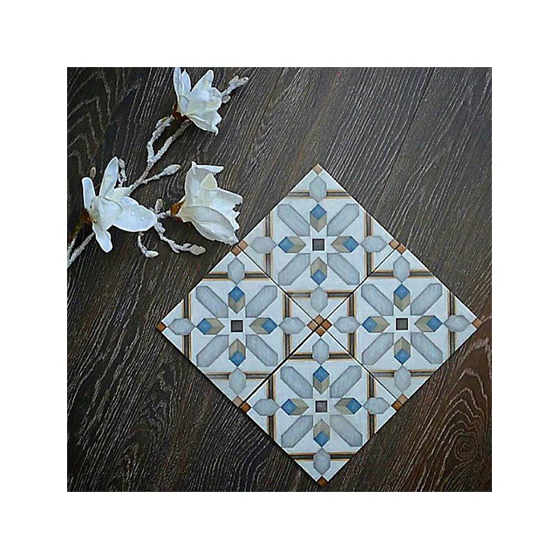 Carrelage sol / mur effet ciment 20x20 cm VODEVIL MOTIF DEMEL(vendu par boite de 1m2)