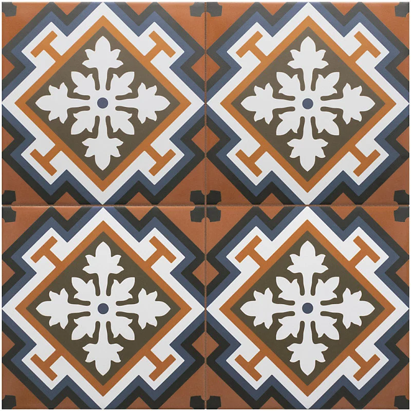 Carrelage sol / mur effet ciment à motif 20x20 cm RIVOLI - CHELSEA (vendu par boite de 1m2)