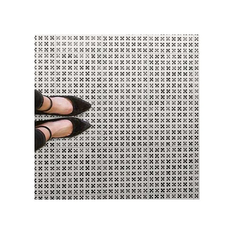 Carrelage sol / mur effet ciment motif feutré 20x20 cm VODEVIL PAIX SOMBRA (vendu par boite de 1m2)